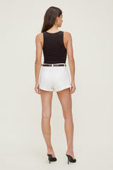 Dynamite Store | Eliana High Rise Jean Shorts Beige