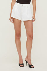 Dynamite Store | Eliana High Rise Jean Shorts Beige