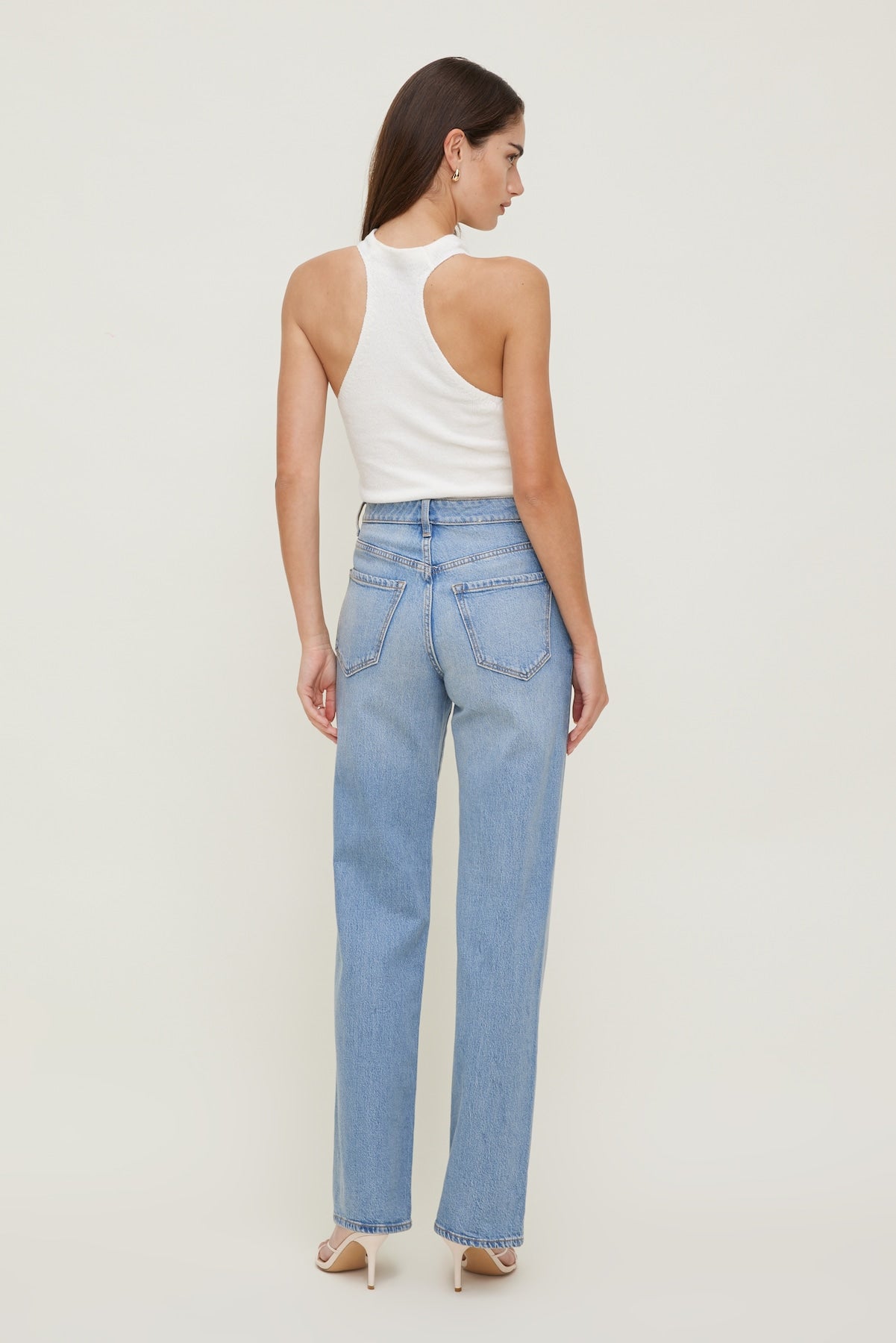 Dynamite Website Shop | Heidi High Rise Wide Leg Jeans Blue