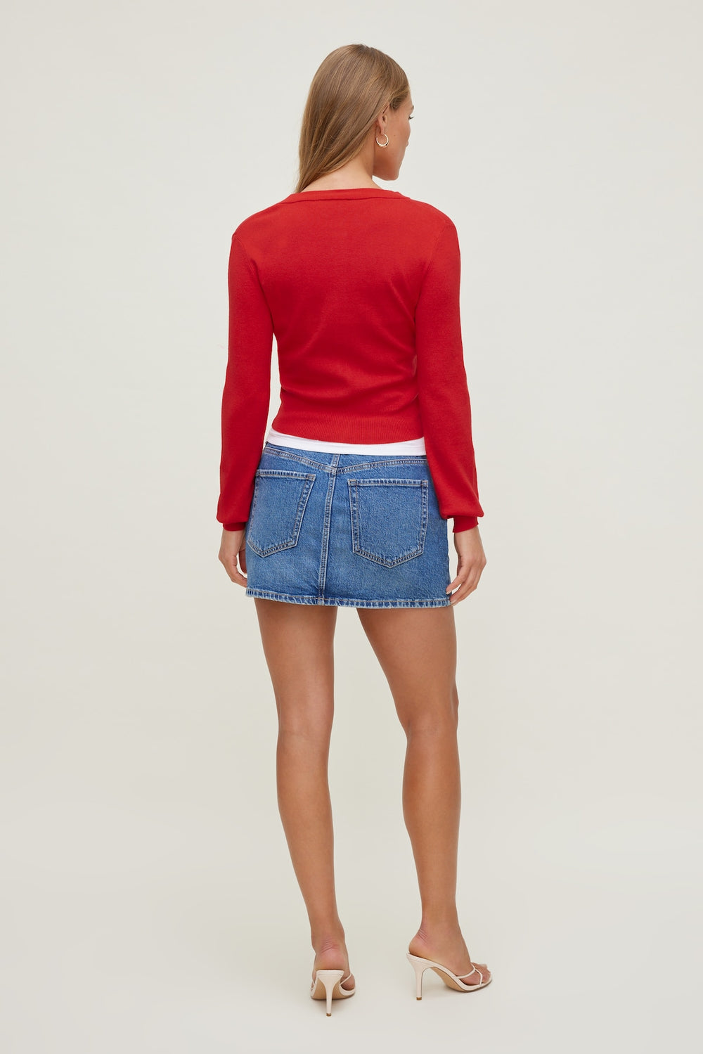 Dynamite Outlets | Gia Mini Denim Skort Blue
