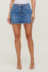 Dynamite Outlets | Gia Mini Denim Skort Blue