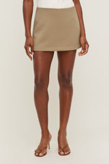 Dynamite Discount | Stacie Mini Skort Beige
