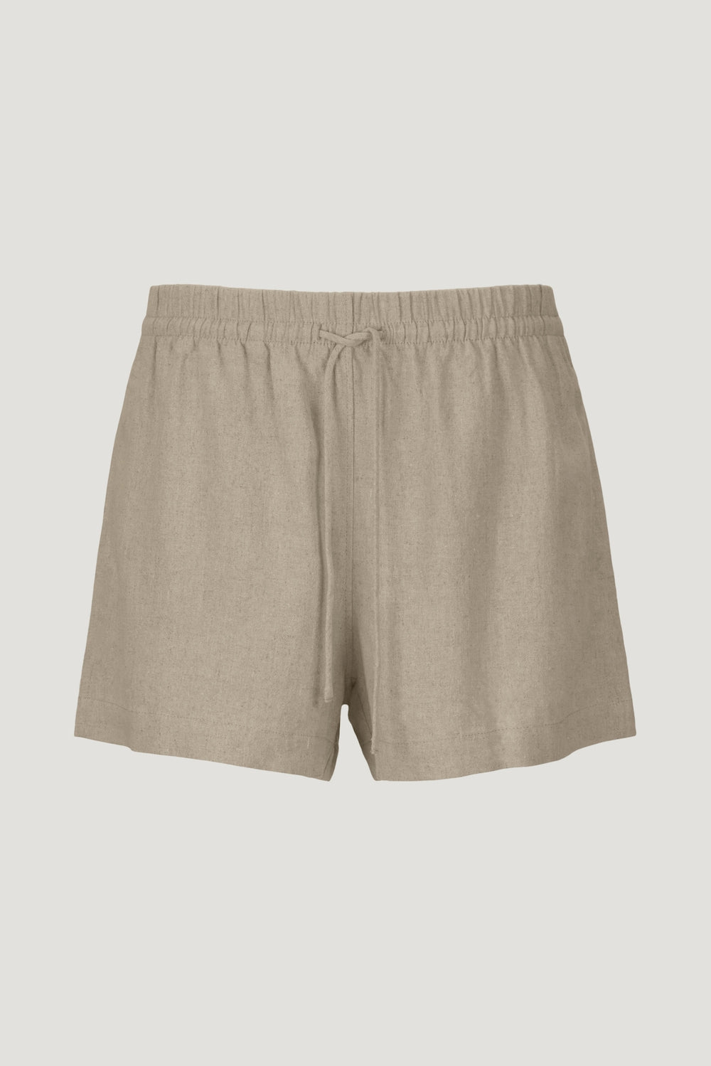 Dynamite Store | Linen High Rise Shorts Beige