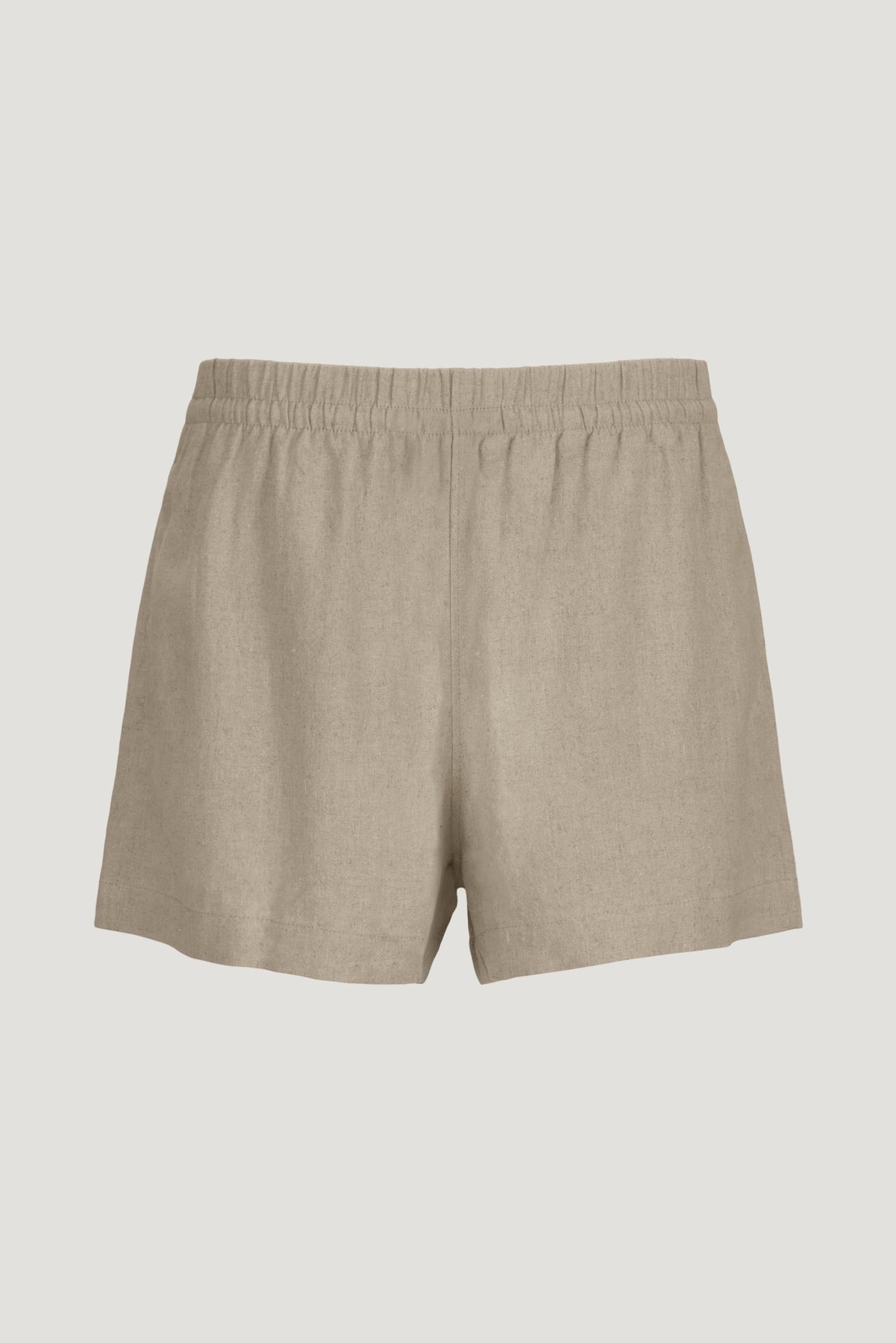 Dynamite Store | Linen High Rise Shorts Beige