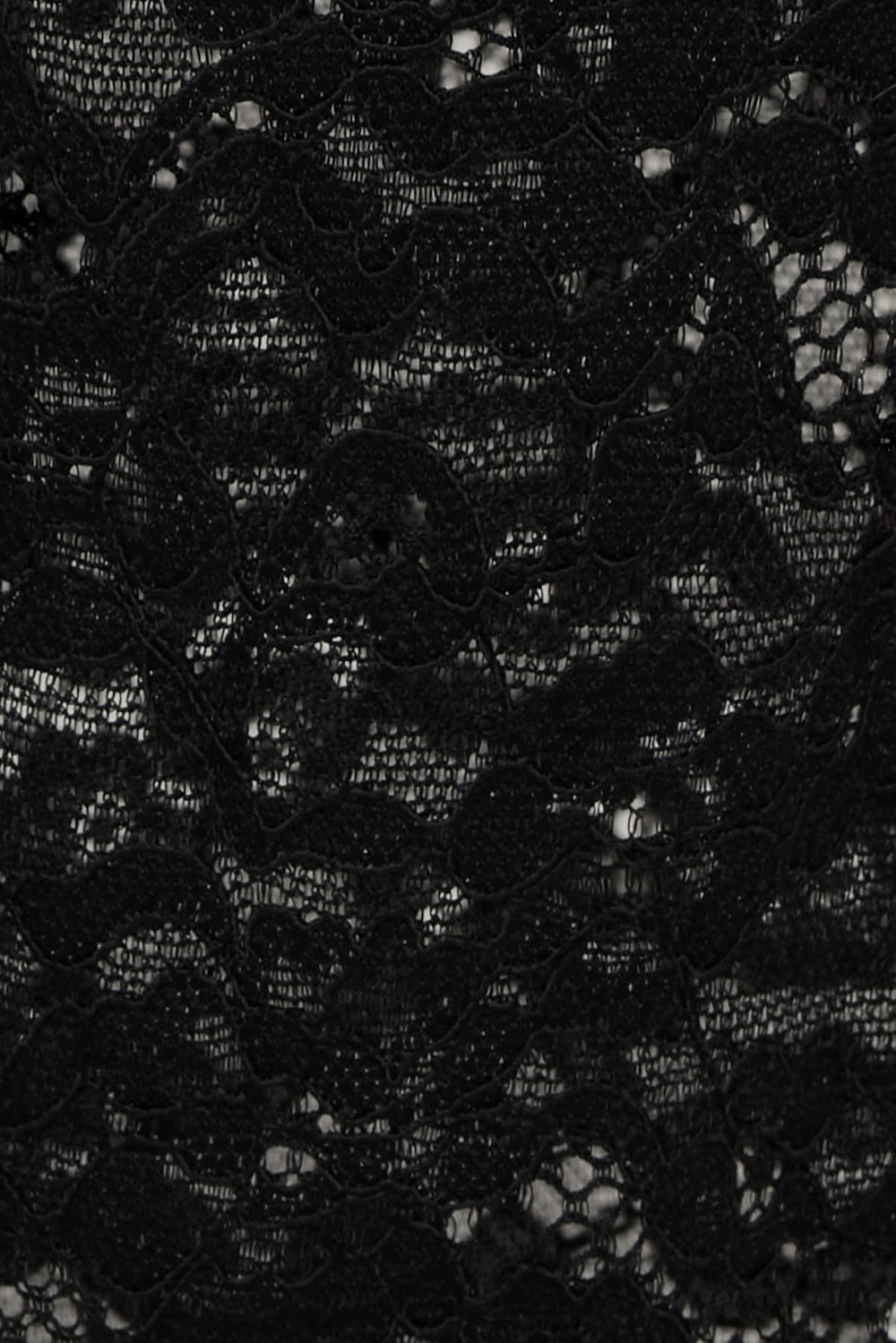 Dynamite Outlets | Sheer Lace Midi Skirt Black