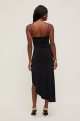 Dynamite Website Shop | Sculpt Slit Midi Skirt Black