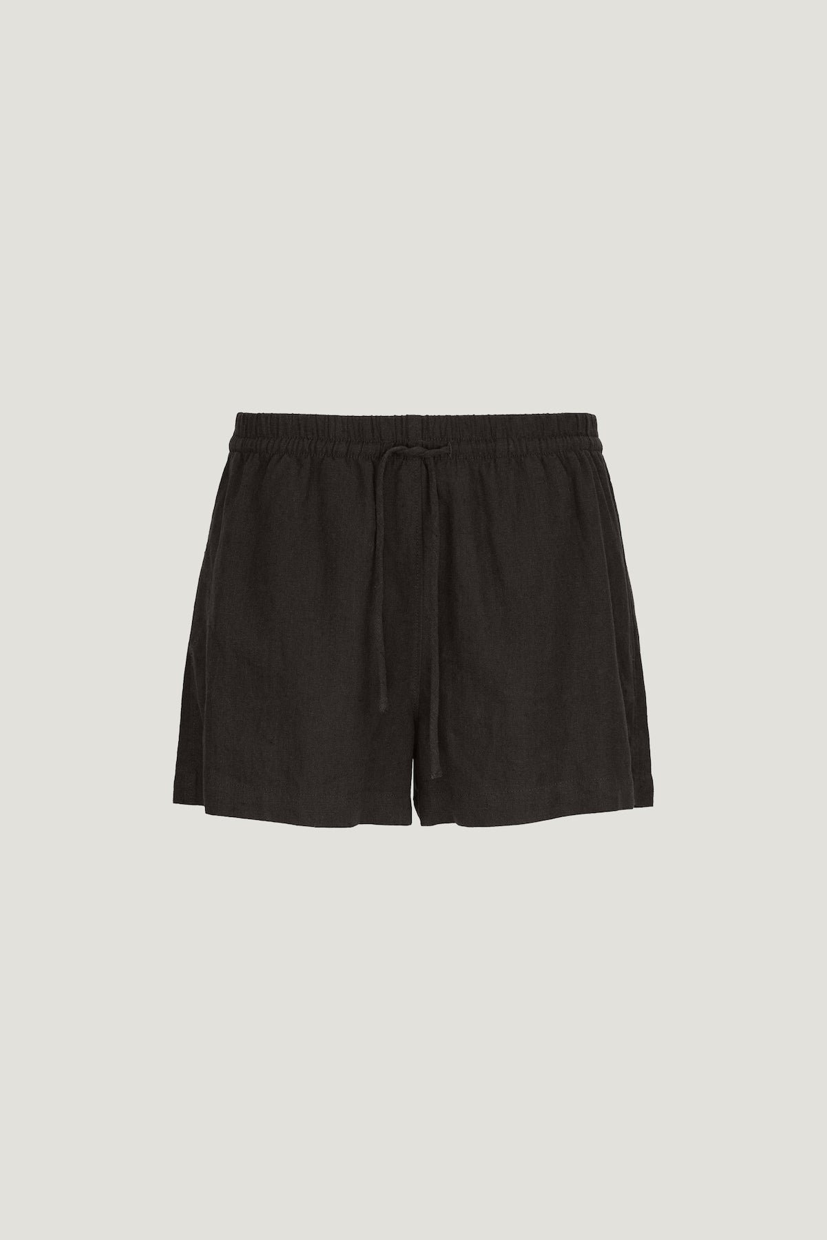 Dynamite US | Linen High Rise Shorts Brown