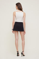 Dynamite Outlets | Stacie Airflow Mini Skort Black