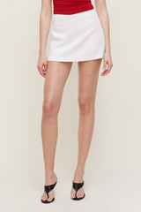 Dynamite US | Stacie Airflow Mini Skort White