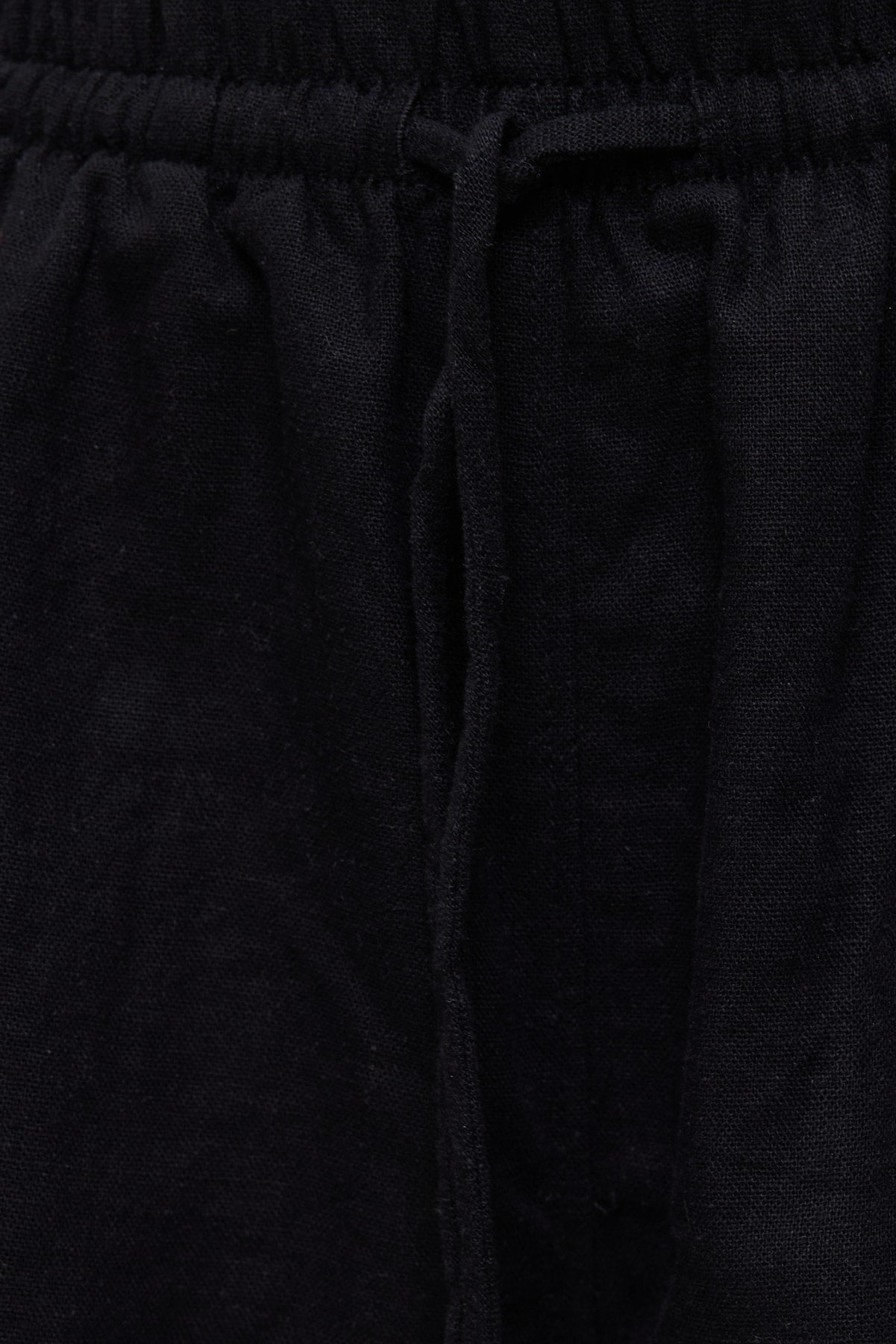 Dynamite Discount | Linen High Rise Shorts Black