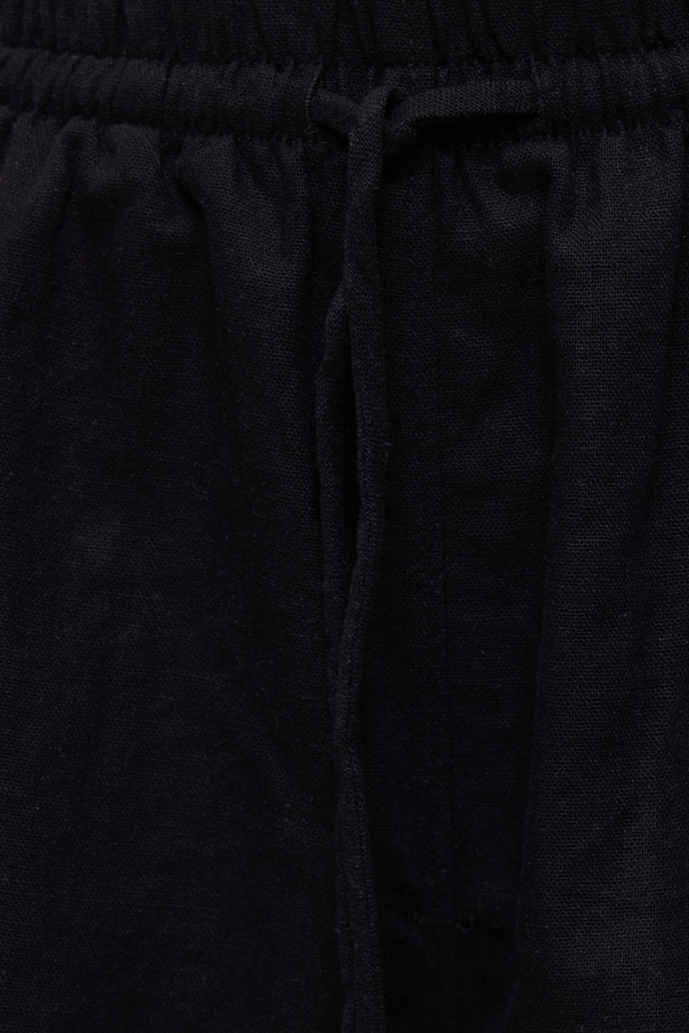 Dynamite Discount | Linen High Rise Shorts Black
