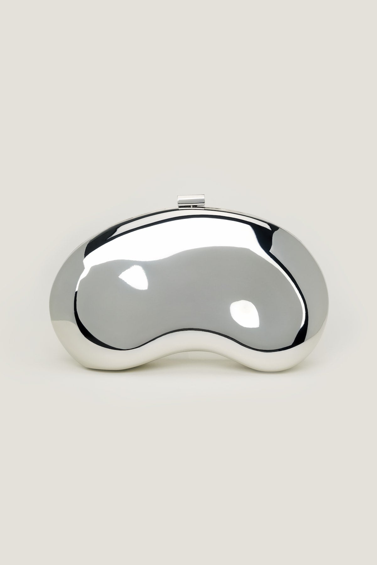 Dynamite Store | Metal Bean Clutch Gray