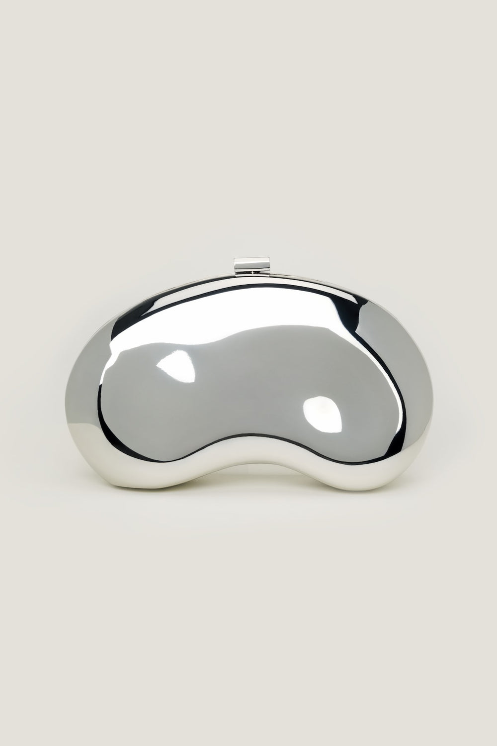 Dynamite Store | Metal Bean Clutch Gray