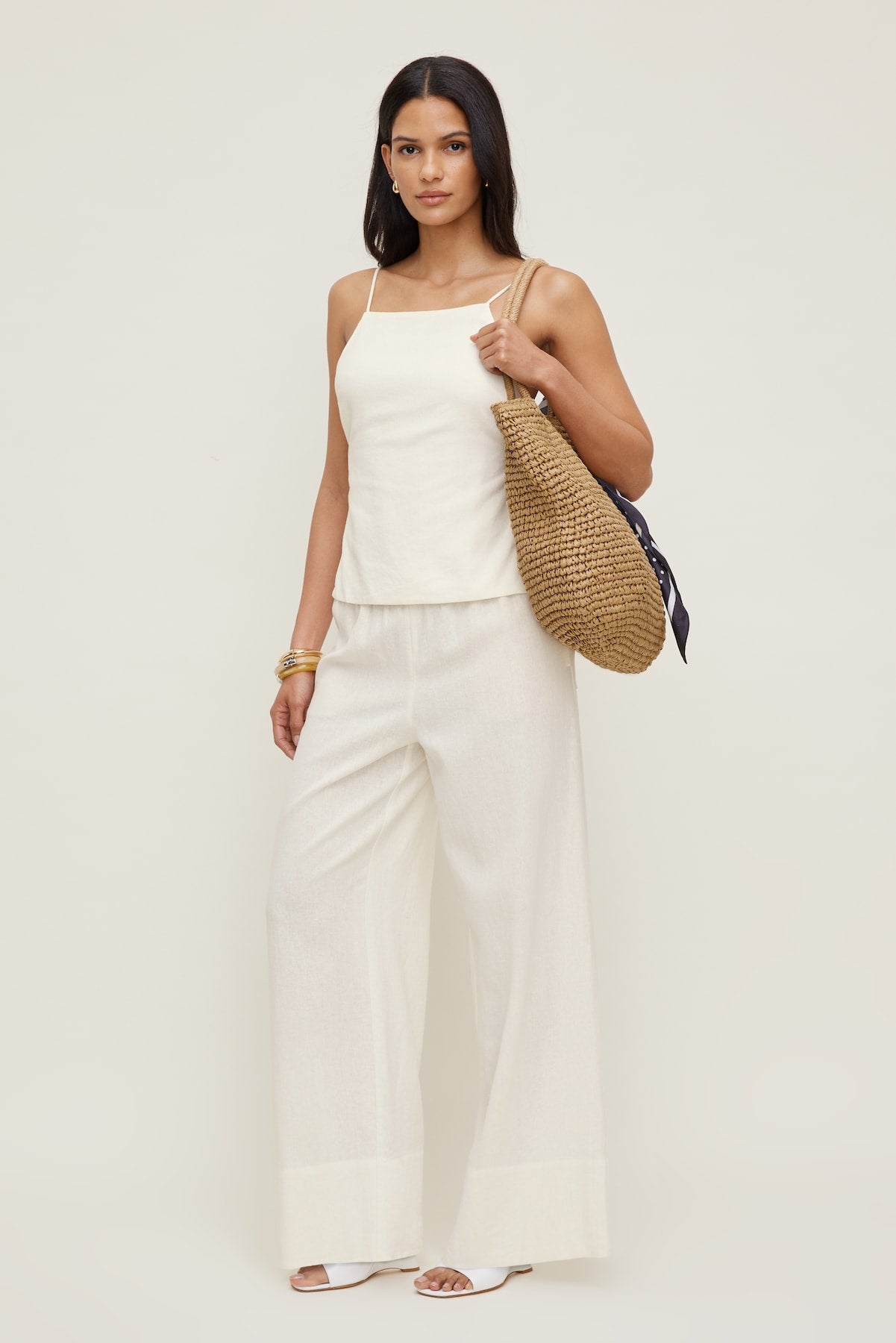 Dynamite Website Shop | Straw Tote Bag Beige