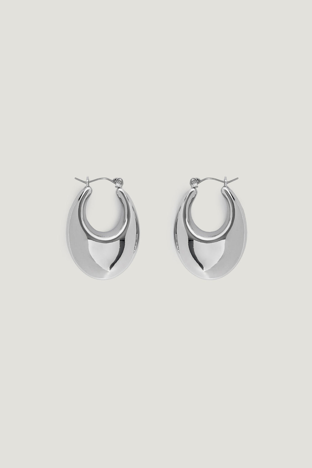 Dynamite US | Elongated Chunky Drop Earrings Gray