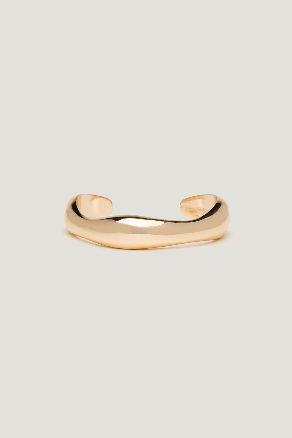 Dynamite Online | Warped Cuff Bracelet Yellow