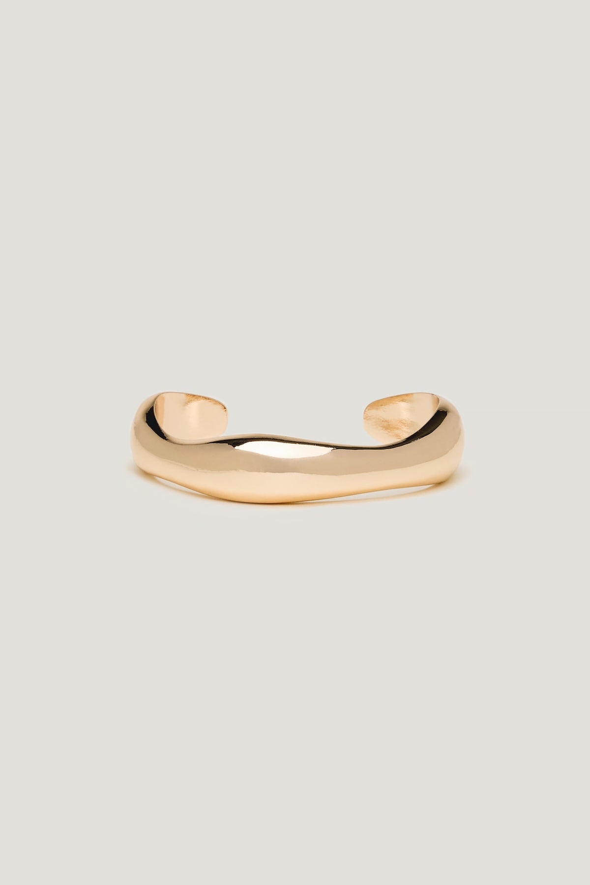 Dynamite Online | Warped Cuff Bracelet Yellow