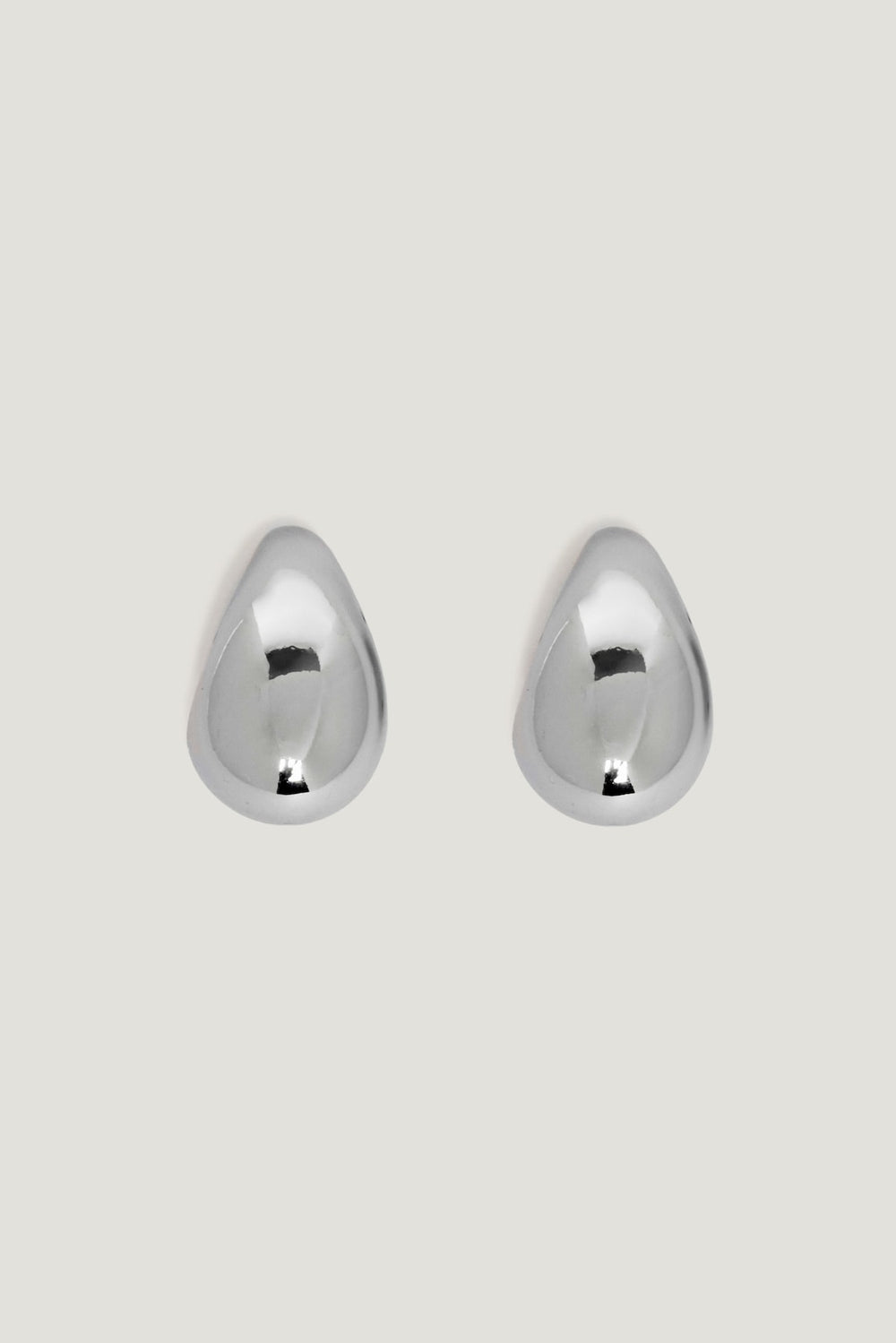 Dynamite US | Mini Loop Teardrop Earrings Gray