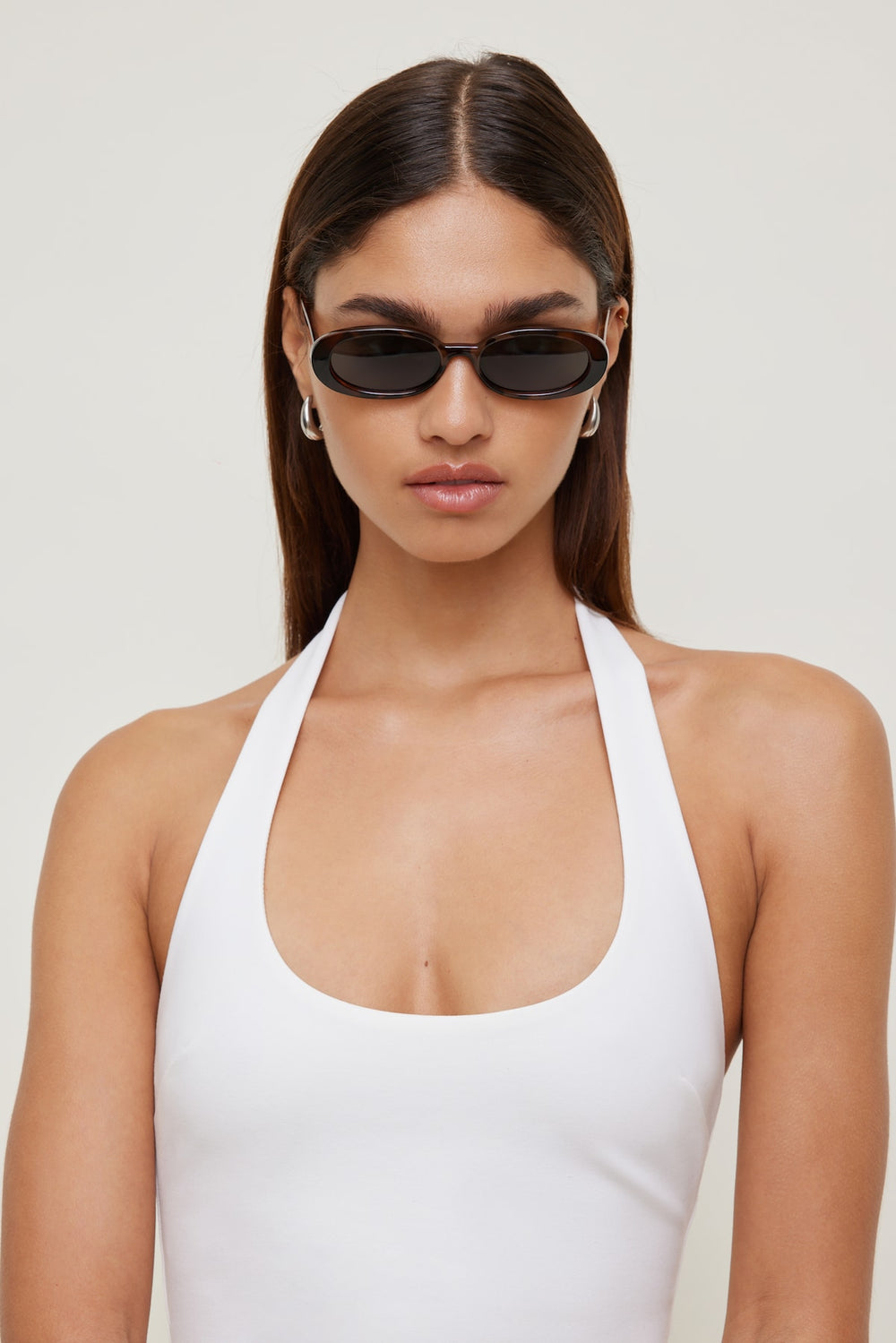 Dynamite Discount | LE SPECS | Outta Love Oval Sunglasses Brown