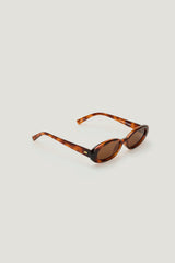 Dynamite Outlet | LE SPECS | Outta Love Oval Sunglasses Brown