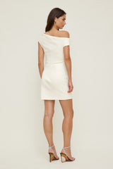 Dynamite Outlet | Jana Crepe Mini Dress White