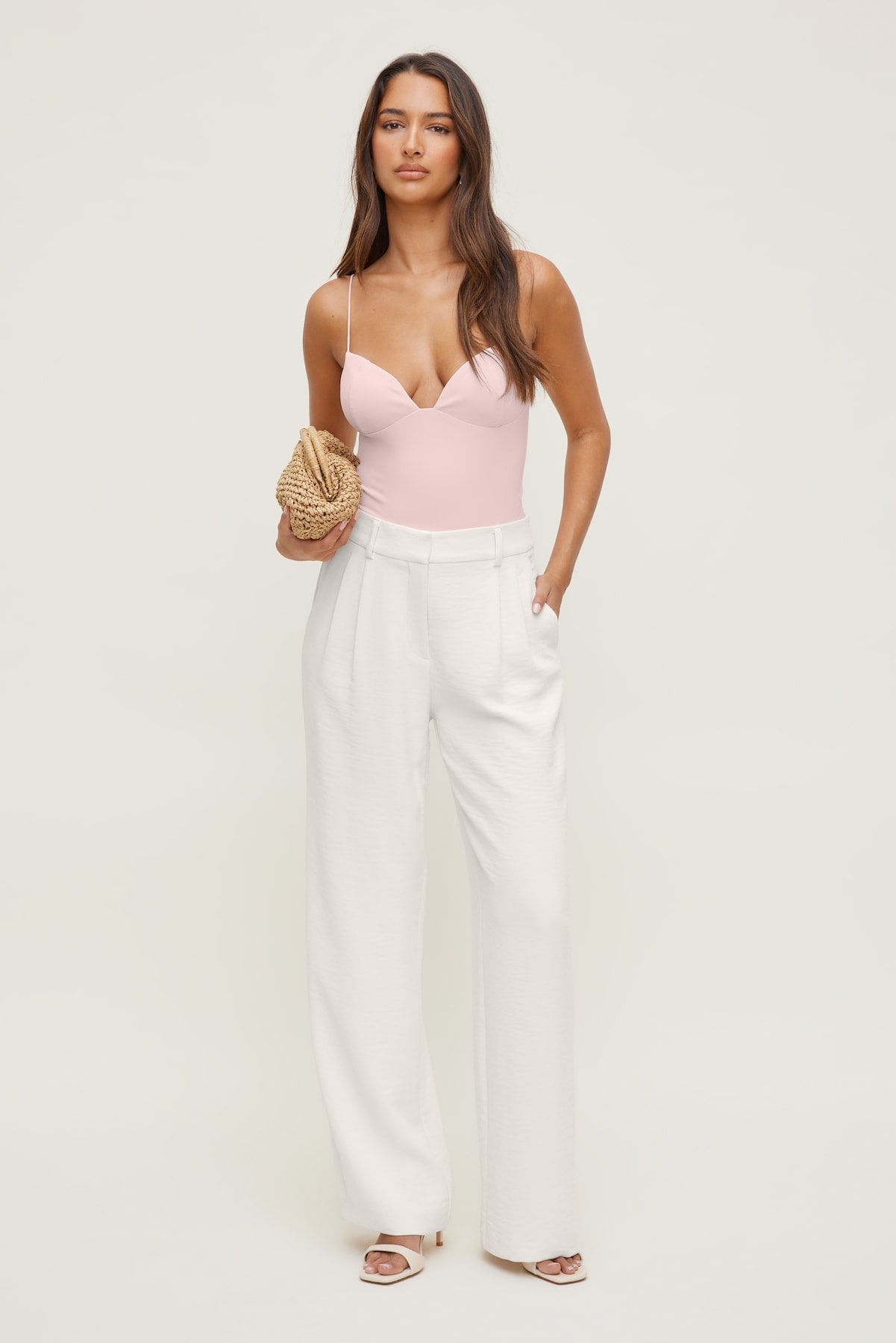 Dynamite Store | Sculpt Bustier Bodysuit Pink