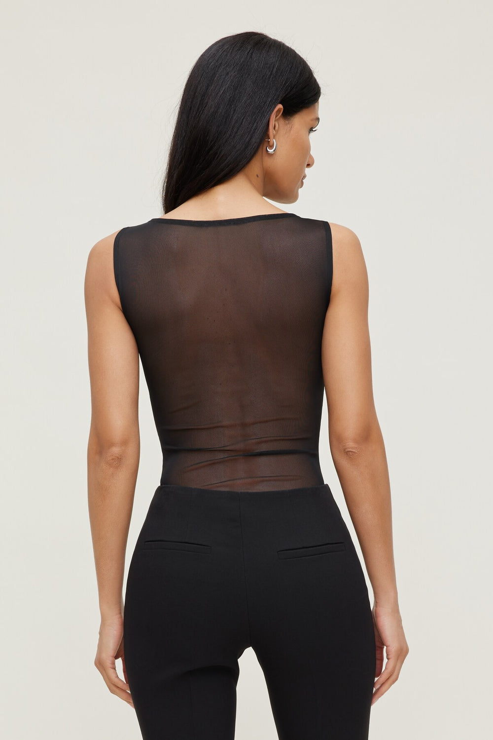 Dynamite Discount | Kai Sheer Mesh Bodysuit Black