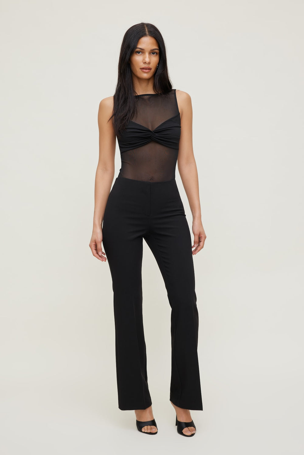 Dynamite Discount | Kai Sheer Mesh Bodysuit Black