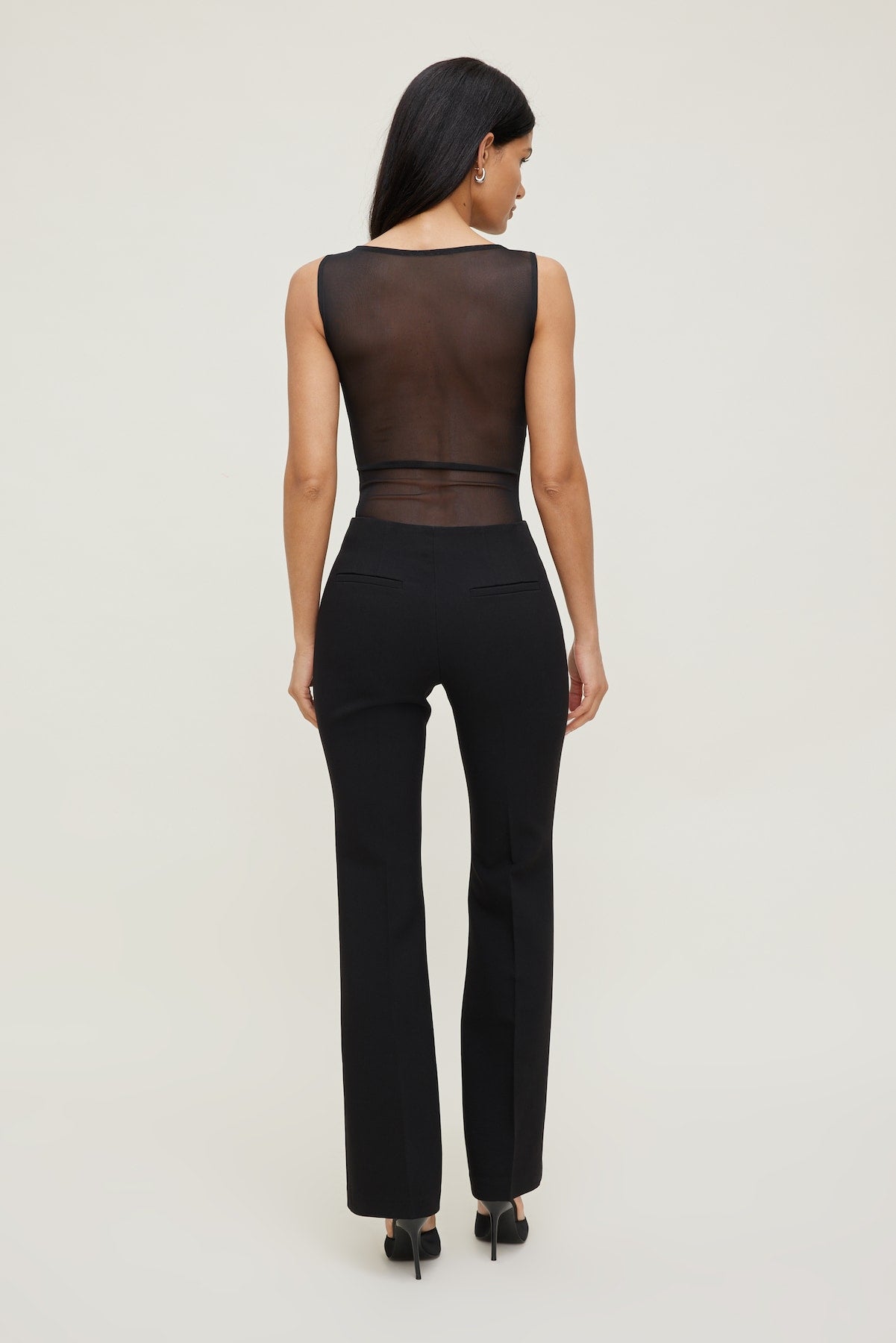 Dynamite Discount | Kai Sheer Mesh Bodysuit Black