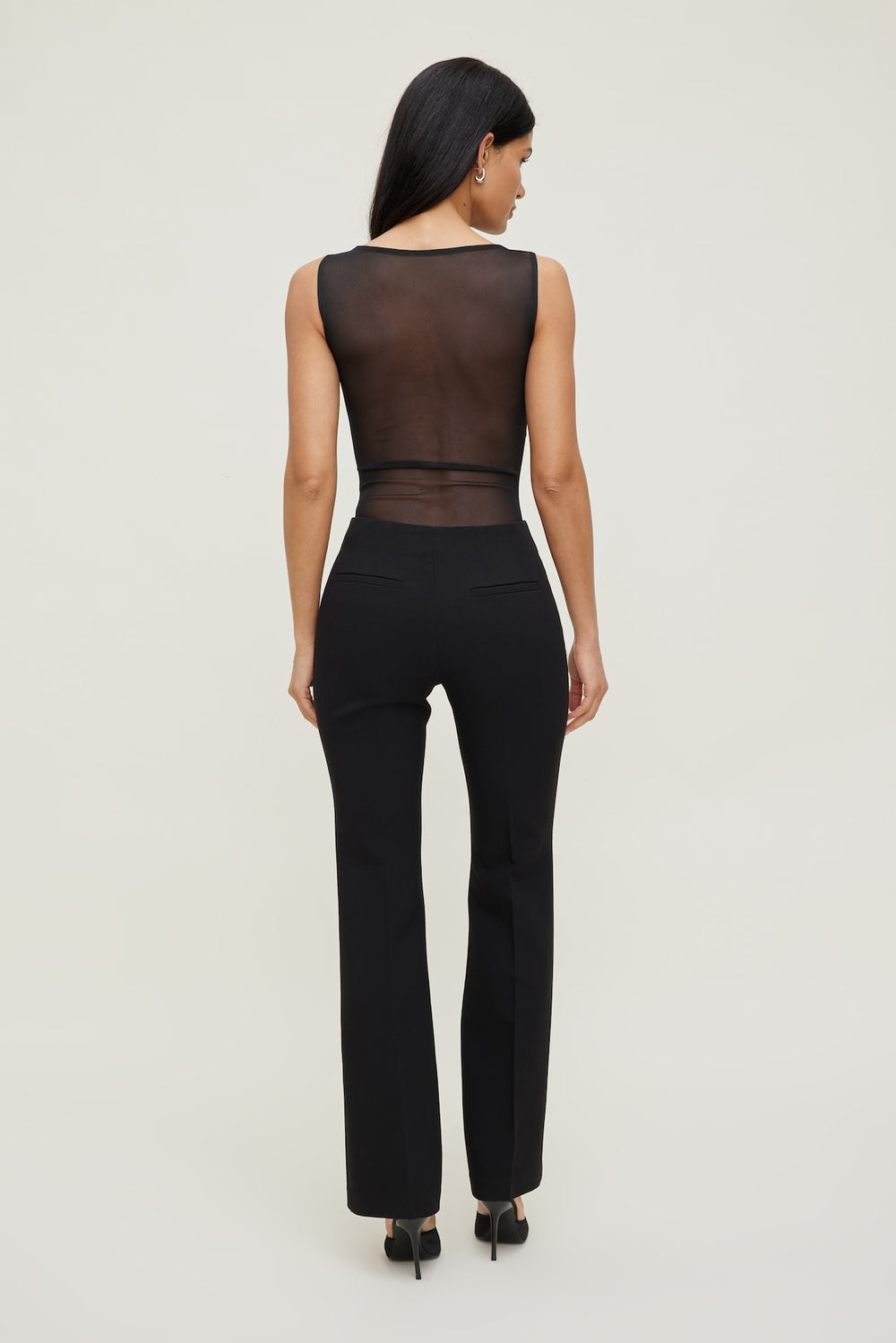 Dynamite Discount | Kai Sheer Mesh Bodysuit Black