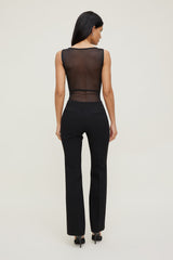 Dynamite Discount | Kai Sheer Mesh Bodysuit Black