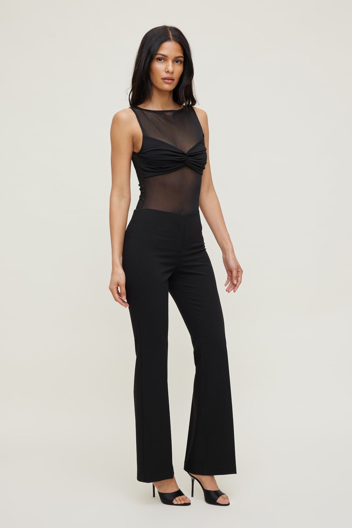 Dynamite Discount | Kai Sheer Mesh Bodysuit Black