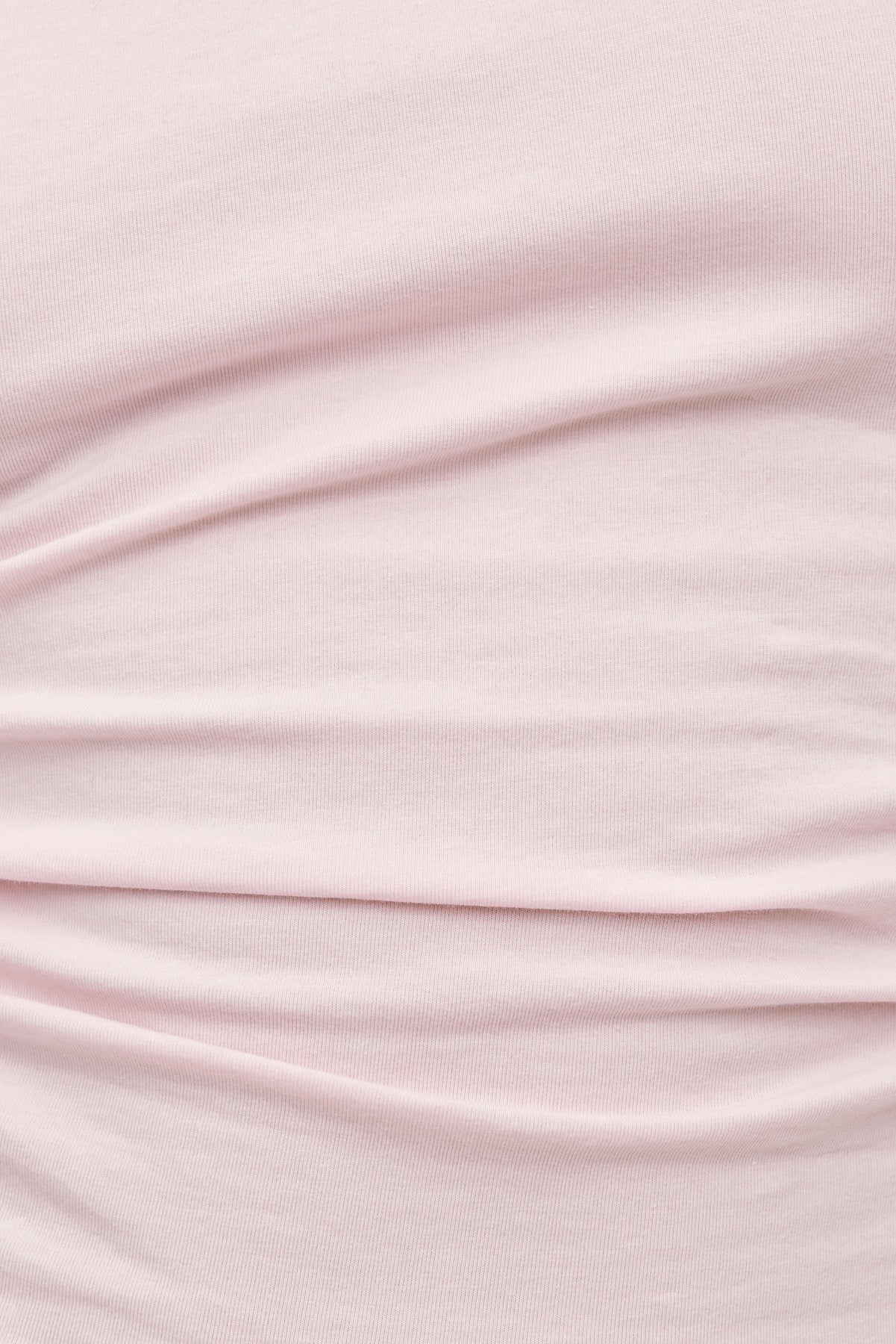 Dynamite Outlet | Andrea Shirred Jersey T Shirt Pink