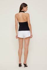 Dynamite Store | Ultra High Rise A Line Shorts White