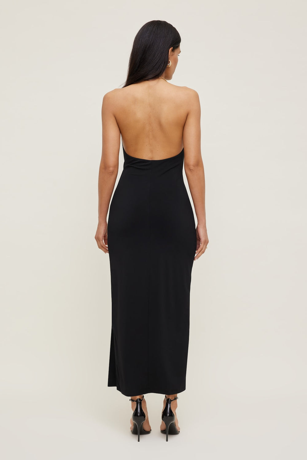 Dynamite Online | Sculpt Necklace Maxi Dress Black