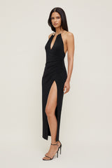 Dynamite Online | Sculpt Necklace Maxi Dress Black