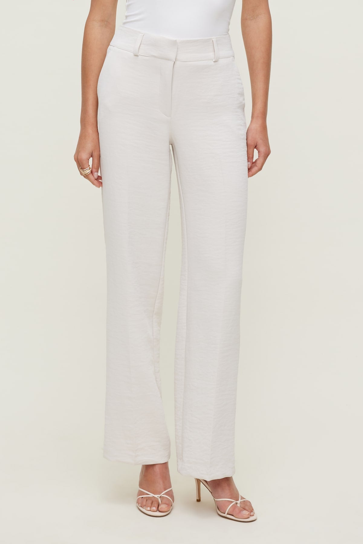 Dynamite Store | Camelia Airflow Clean Straight Leg Pants Beige