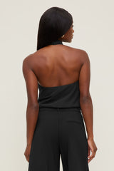 Dynamite Online | Buckle Halter Top BLACK