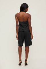 Dynamite Online | Buckle Halter Top BLACK