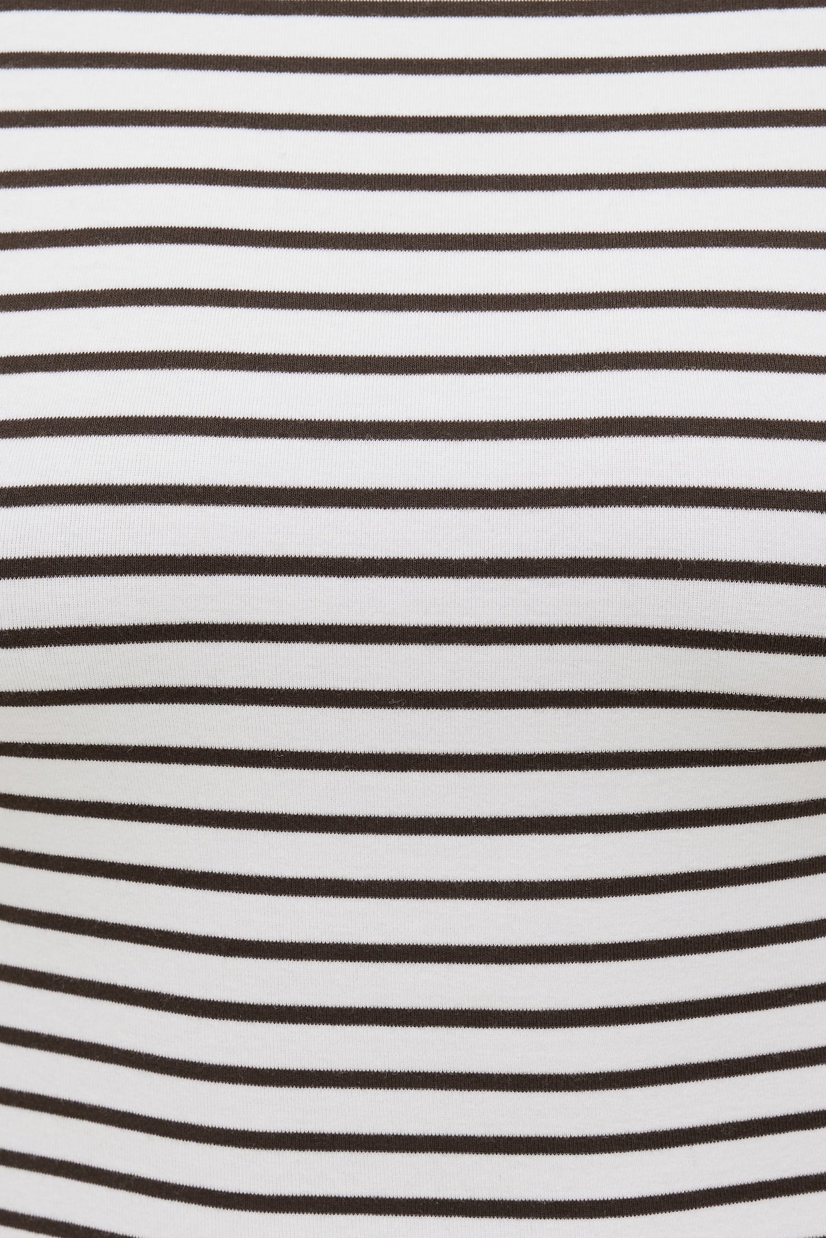 Dynamite Outlet | Andrea Striped Cotton T Shirt White