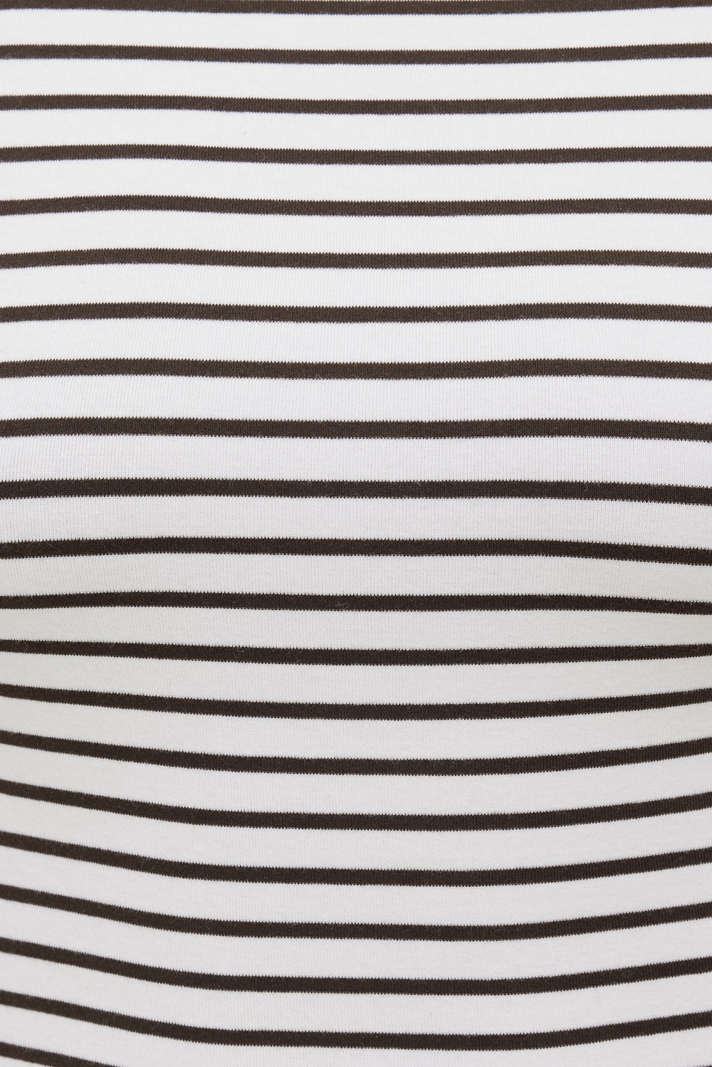 Dynamite Outlet | Andrea Striped Cotton T Shirt White