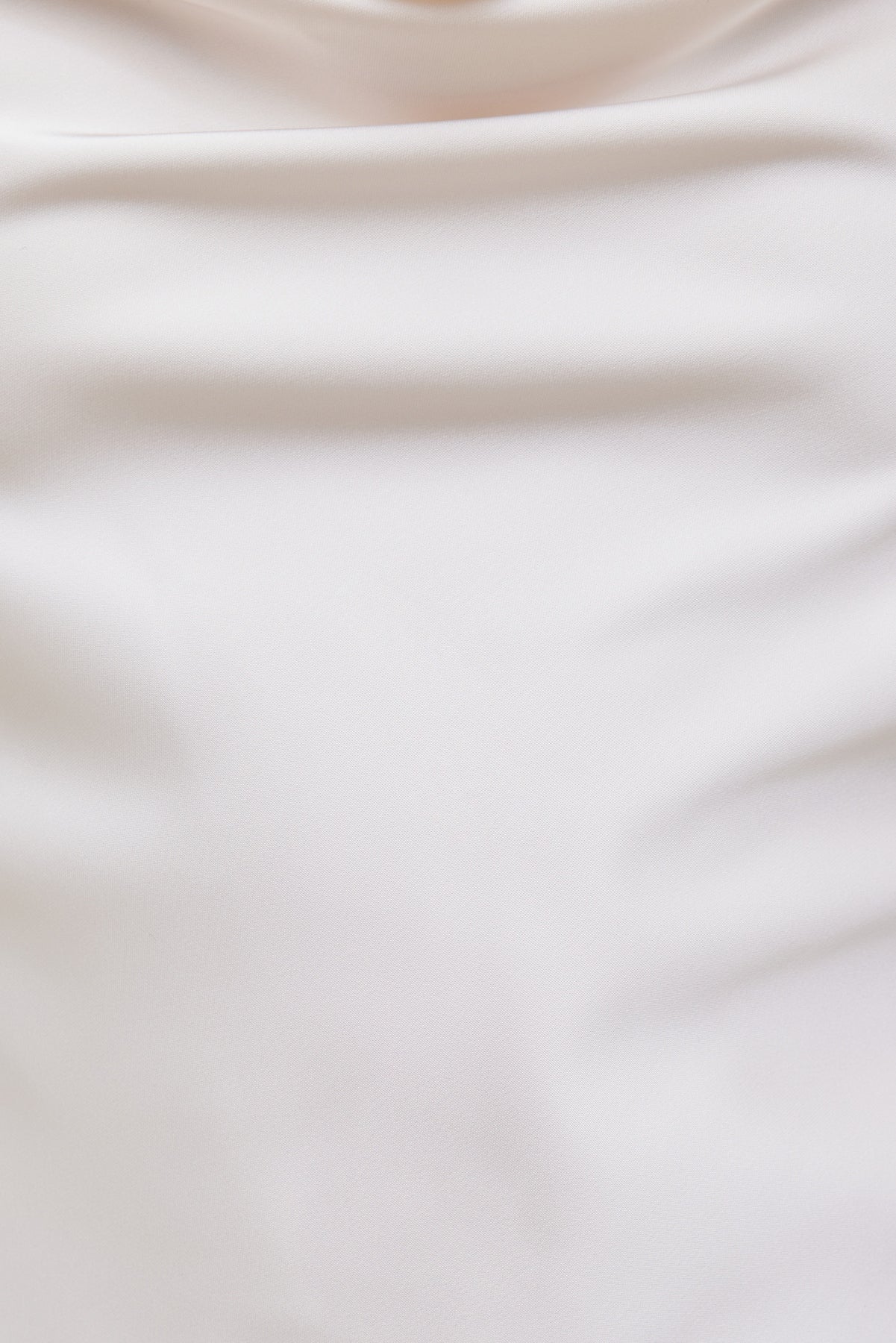 Dynamite Store | Camila Satin Cowl Halter Neck Blouse Beige