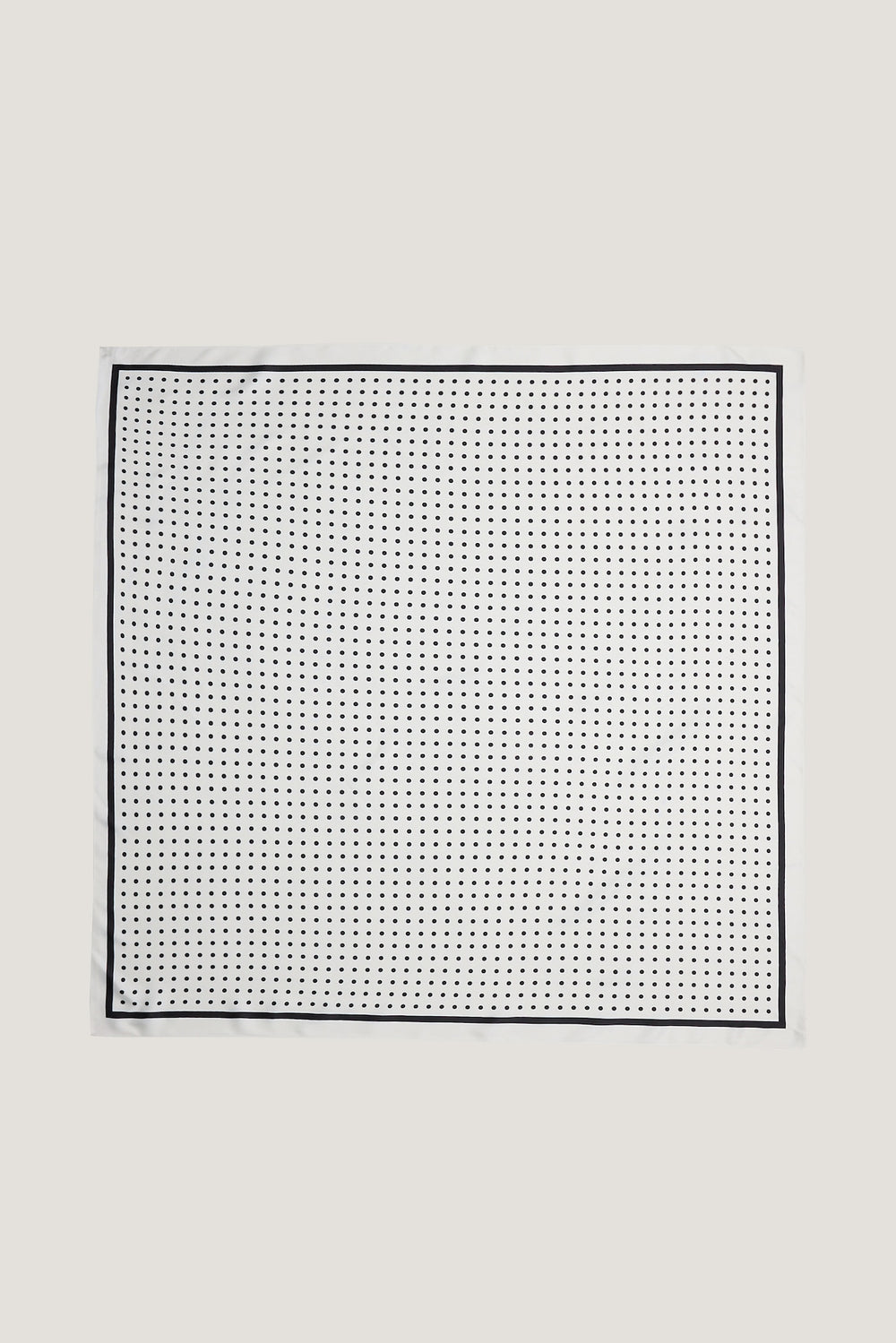 Dynamite Discount | Polka Dot Oversized Square Scarf White