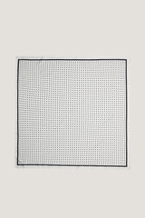 Dynamite Discount | Polka Dot Oversized Square Scarf White