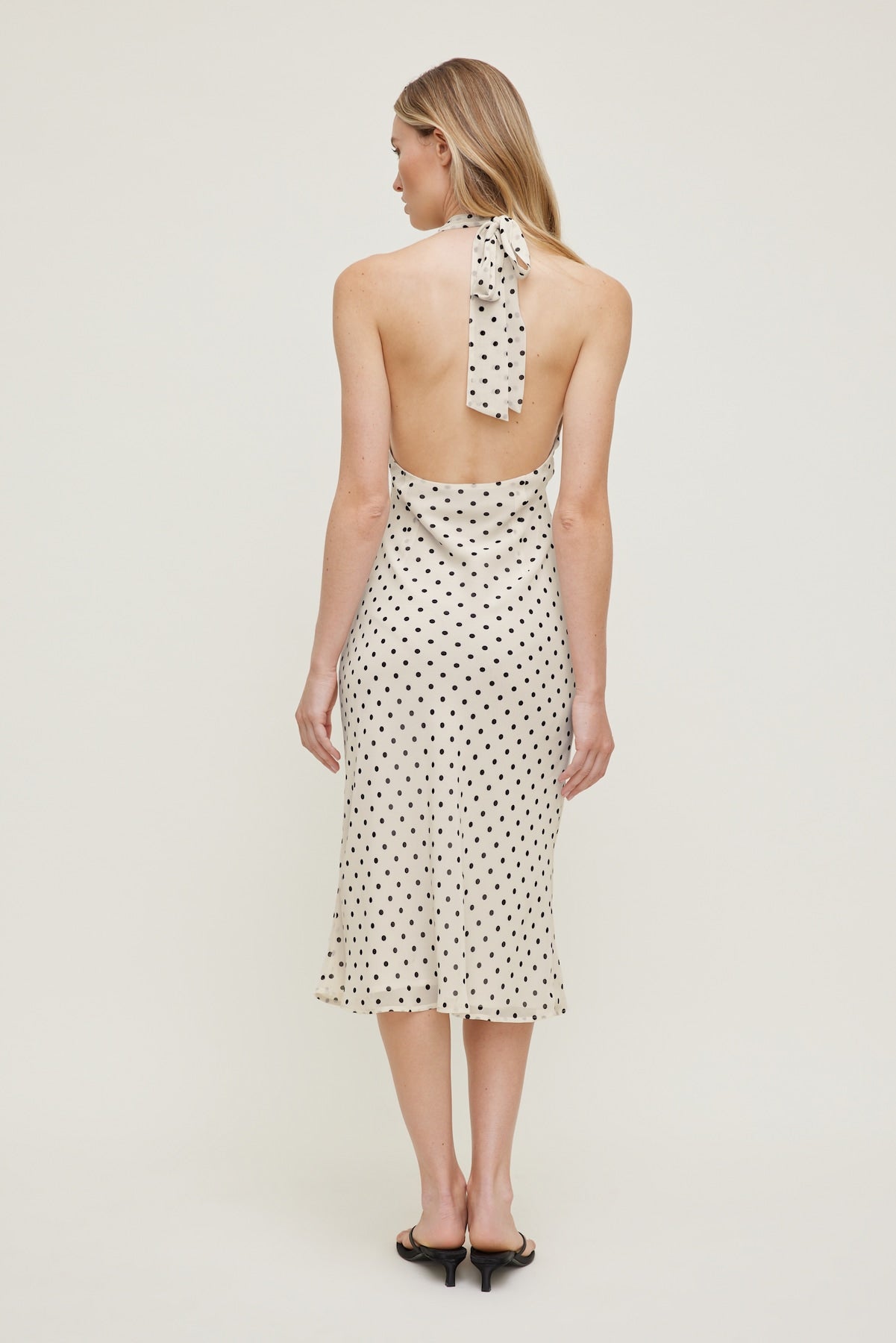 Dynamite Outlet | Elena Halter Midi Dress Beige