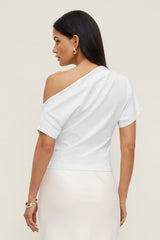 Dynamite Outlets | Alexa Cotton Spandex T Shirt White