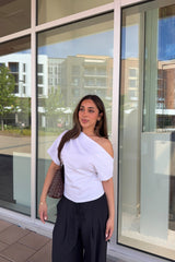 Dynamite Outlets | Alexa Cotton Spandex T Shirt White
