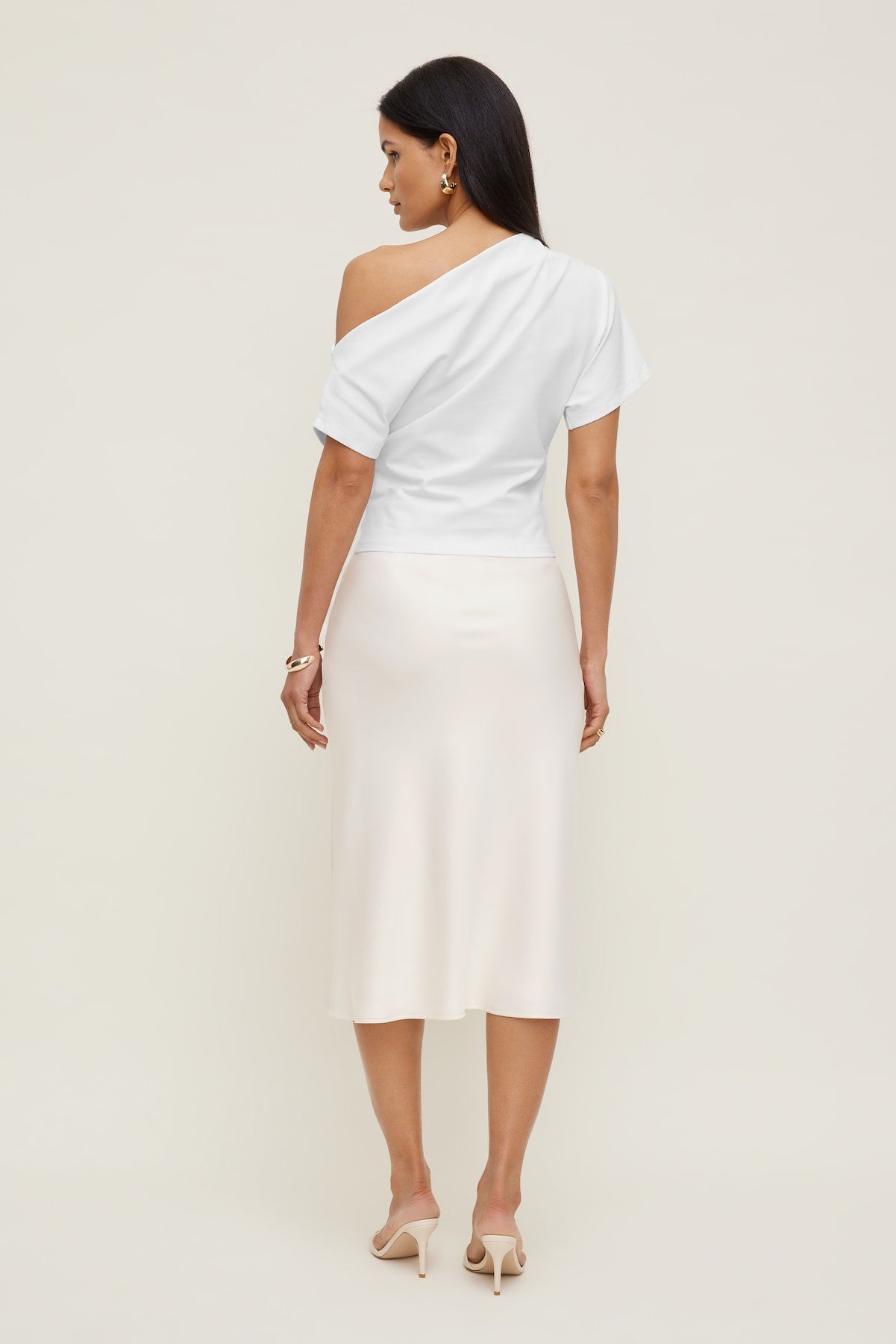 Dynamite Outlets | Alexa Cotton Spandex T Shirt White