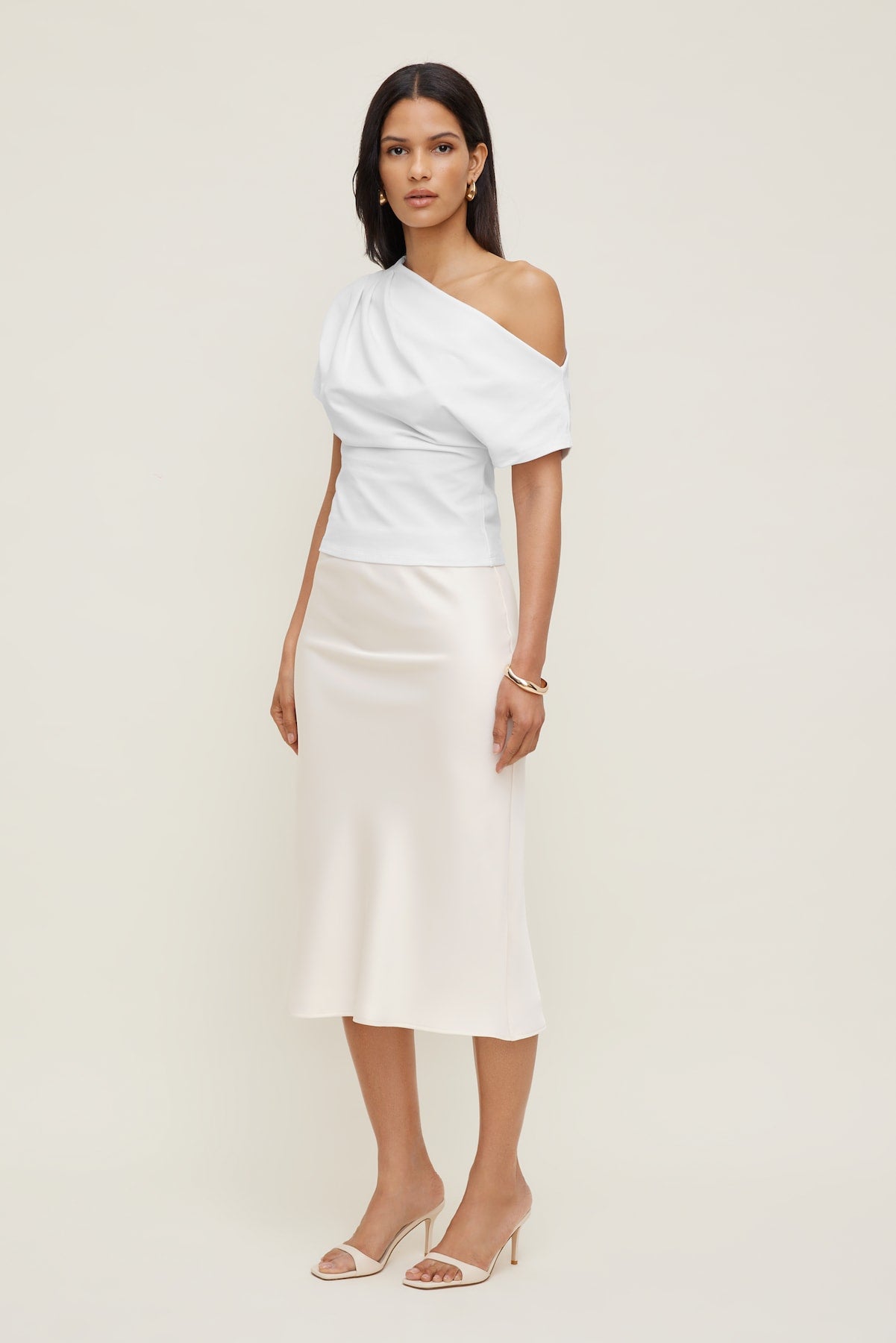 Dynamite Outlets | Alexa Cotton Spandex T Shirt White
