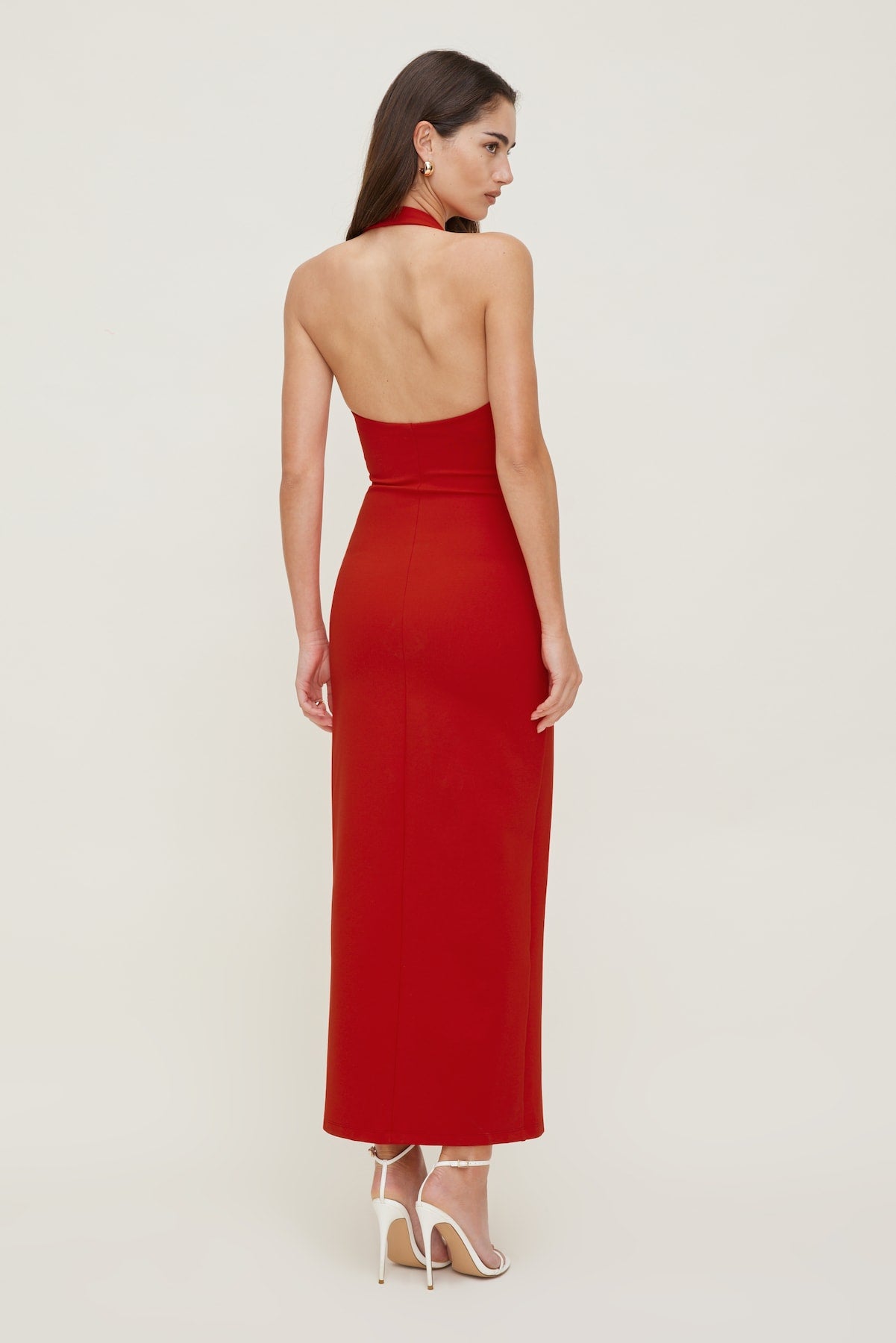 Dynamite Website Shop | Miya Ponte Maxi Dress RED
